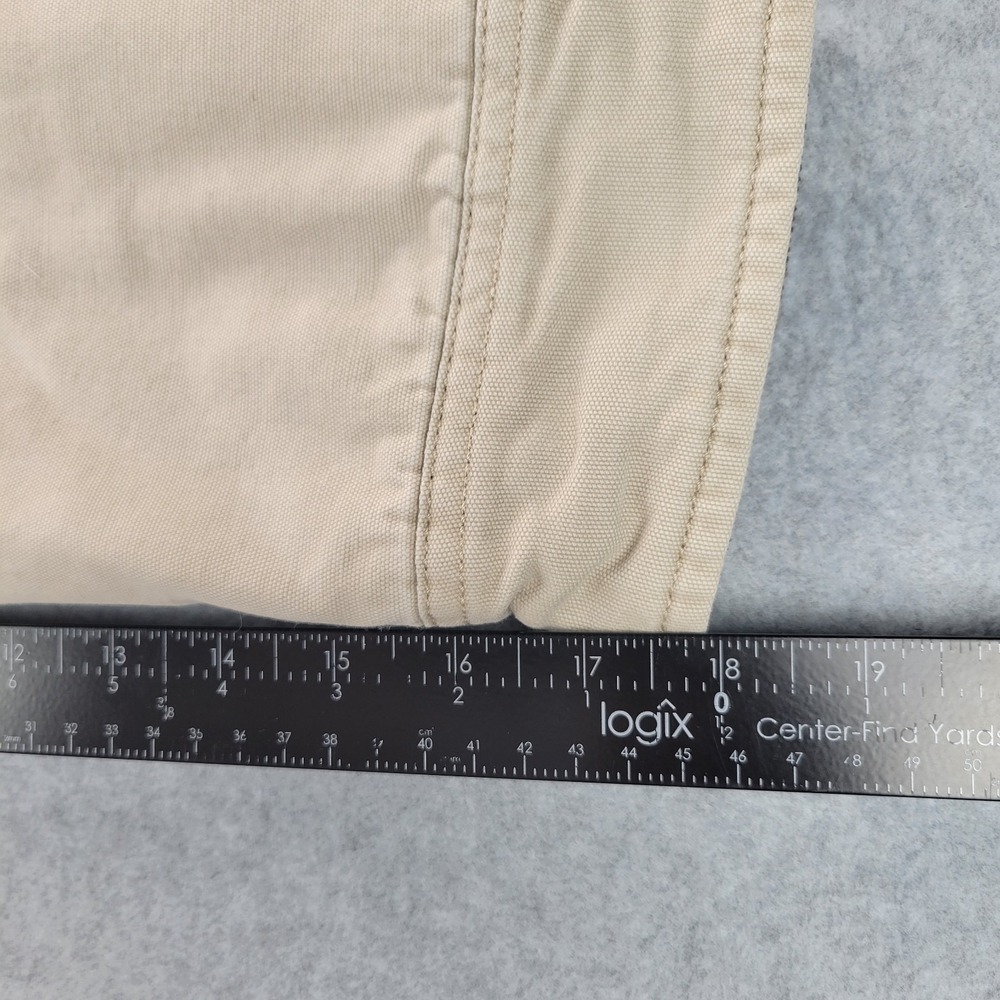 Lands End Canvas Chore Coat Corduroy Collar Button Front Womens‎ XL 18-20 Tan - Picture 10 of 16